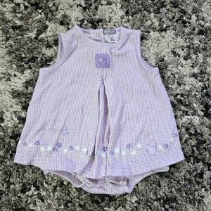 Carters 9 months Beautiful Baby Girl Purple Onesie Dress